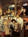 Juutalaiset rukoilevat synagogassa jom kippurina wik.jpg